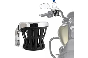 PSLER Motorcykelkopp dryckeshållare för Dyna Fat Bob Touring Road Glide