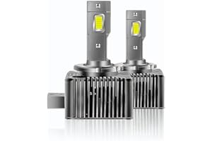 XELORD D3S LED Lampadine Alta Luminosità Luce Bianca Fari Auto 35W 12V Sostituiscono Direttamente Le Luci HID Originali(2 Pezzi)