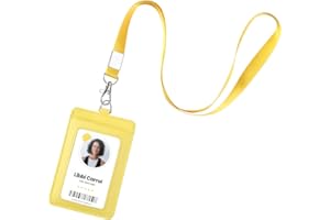 ADENPVN Etui na identyfikator z prawdziwej skóry ze smyczą, etui na karty z miękkiej skóry, do 20 kolorów i słojów skóry do wyboru, z wielu przegródek na karty, pionowe etui na identyfikator roboczy