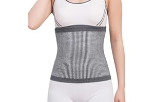 Faxianther Damen Herren Kinder Elastisch Wärmegürtel Rückenwärmer Weiche Dicken Kaschmir Nierenwärmer Rückenstützgürtel Leibwärmer Hüftwärmer Winter Nieren Wärmer Bauch Taille Unterstützung