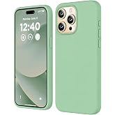 URUCHI iPhone 15 Pro Max ile Uyumlu Kılıf, İ&ccedil;i Kadife Kaplamalı İnce Sıvı Silikon Tam Koruma Yumuşak Jel Silikon Kapak, A&ccedil;ık 