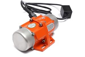 SANBOUSI Moteur Vibrateur à Béton 100W Moteur de Vibration Asynchrone Monophasé Moteur Vibrant 3000 tr/min Moteur de Vibration en Alliage d'Aluminium