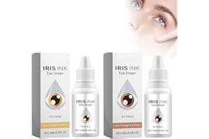 CYNAMUS Gouttes Pour Les Yeux Décolorés, Les Gouttes Pour Les Yeux Décolorés Changent La Couleur De Vos Yeux, Les Gouttes Décolorées Éclaircissent Vos Yeux (Ambre + Miel)