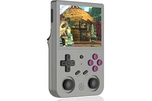 AIRUIDAS RG353VS Retro Handheld Game Linux System RG3566 3,5 Zoll IPS Bildschirm, RG353VS mit 64G TF Karte vorinstalliert 4452 Spiele Unterstützt 5G WiFi 4.2 Bluetooth Online Fighting, Streaming und HDMI
