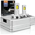 D-Lumina D5S D5R D5C LED Headlight Bulb, 90W 18000LM 6500K Xenon Bright White, Xenon HID Lights Conversion Kit, Plug and Play to Original HID Balat, Pack of 2