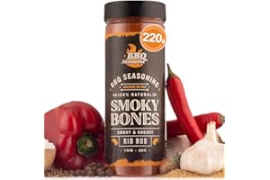 BBQ Moments Epices pour Barbecue pour Grill Viande, Roti de Boeuf, Boeuf Carpaccio, Viande Hachée, Poudre Epices et Assaisonnements Grillade, 220g (7.76 Oz)