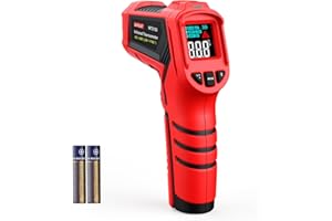 Wintact Laser Infrared Thermometer Gun -50℃ to 950℃, Surface Heat Temperature Gun, Non-Contact Digital Thermometer for Kitchen Cooking Food, Pizza Oven, BBQ, Griddle, Soap Making, HVAC