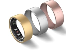 MAKCPOIMER 3 Pack Ring Cover Compatible with RingConn Gen 2, Matte Texture Anti-Scratch TPU Ring Protector for RingConn Gen 2 Air Working Out Accessories Men Women (Matte-Gold+Silver+Rose Gold, 10)