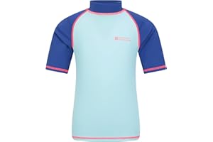 Mountain Warehouse Camiseta de Manga Corta para niños Camiseta para bañarse, Camiseta de Otoño Invierno, Camiseta protección Solar Infantil, Ropa con protección Solar 50