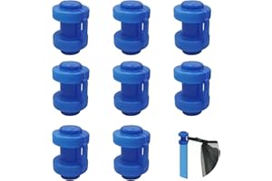 HOTMNTY Tapas para trampolín, tapas de postes para las barras de red de trampolín, tapas de extremo, tapas de extremo, tapas de postes, tapas de red de seguridad, piezas de repuesto para trampolín