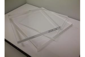 GREENHOUSE WAREHOUSE Clear Acrylic Perspex Sheet, A4 Size, 3mm thick