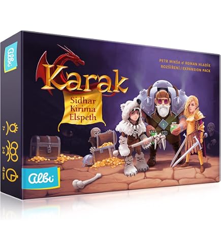 ALBI Karak 2: Empire expansion (EN/DE/FR) 59442, base game required, for 2-5 players, ages 10 and up ALBI Karak 2: Empire expansion (EN/DE/FR) 59442, base game required, for 2-5 players, ages 10 and up