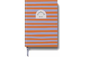 Yop & Tom Lined Notebook (A5) - Orange Horizon - Hardback Journal - Medium Ruled