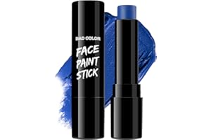 BADCOLOR Face Paint Stick Blue Face Paint, Halloween Make-Up Blue Body Colour Light Blue for Theatre Make-Up, Make-Up Carnival, Cosplay Clowns Joker