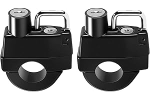 ZCEPLEM Lucchetto Per Caschi Da Moto, Lucchetto Multifunzione Fisso Antifurto, Lucchetto Universale Per Caschi Per Parti Di Motociclette, Lucchetti In Lega Con 2 Chiavi Per La Maggior Parte Delle Moto