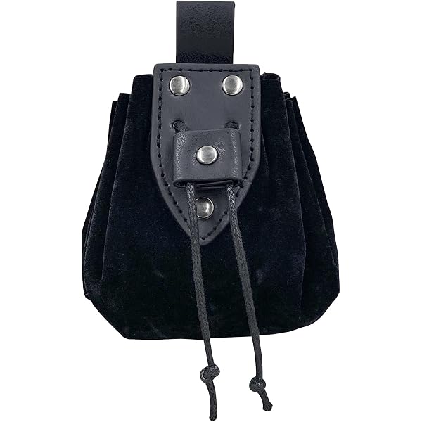 Pochette Ceinture Médiévale Viking – Similicuir, Cordon Ajustable – Pour GN, Cosplay, Ou Usage Quotidien - 14