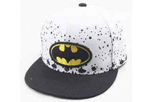 AJSJ Children'S Bat Superman Embroidered Baseball Cap Hip Hop Street Dance Caps Outdoor Sports