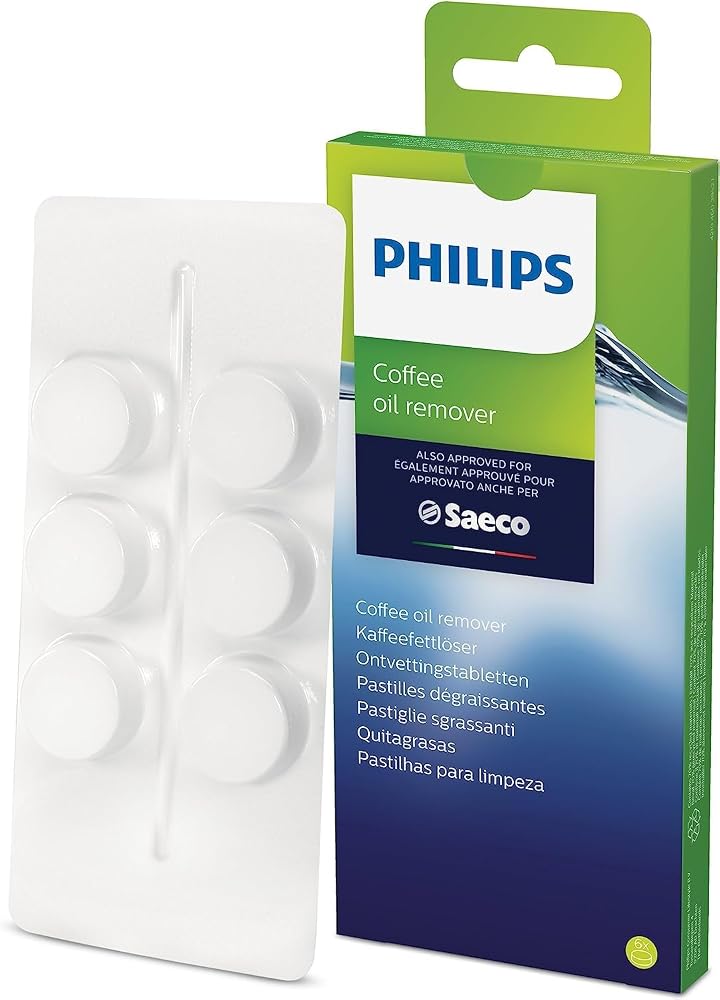 Versuni Philips kahve yağı çözücü tabletler, tam otomatik kahve makineleri için