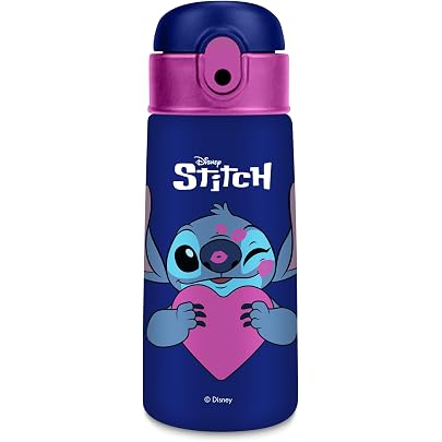 Seven Borraccia LILO & STITCH, Blu - Borraccia Per Bambini Con - 7