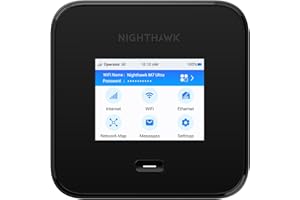 ‎NETGEAR NETGEAR Nighthawk M7 Pro Mobiler Hotspot-Router 5G, entsperrt, Internationales Roaming in 125 Ländern, WiFi 7, tragbares Gerät für Reisen, 13 Stunden Akkulaufzeit (MR7450)