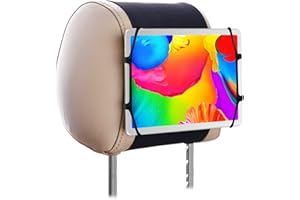 Damoaa Soporte Tablet Coche reposacabezas Universal valido para Todas Las tablets de 7" a 12" y Todos los reposacabezas facil instalacion Soporte para Tablet Coche porta Tablet Coche