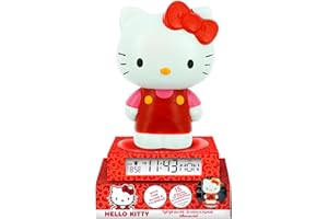 Kids Licensing - Lampada 3D con sveglia e data Hello Kitty & Friends