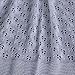 The Wool Company Cotton Christening Shawl