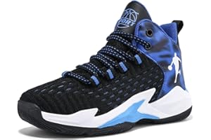 WOWEI Zapatillas de Baloncesto para Niños Moda Calzado de Baloncesto para Niño Zapatillas Aire Libre Deportivas Calzado Deportivo para Correr Ligeras Zapatos de Running