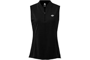 MoFiz Top Femme sans Manches Débardeur Sport T Shirt Respirant avec Fermeture éclair