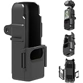 Coverzone DJI Osmo Pocket 3 ile Uyumlu Koruyucu &Ccedil;er&ccedil;eve Frame Cage, 1/4" Vida Yuvalı ABS Kamera Kafesi, &Ccedil;ift Cold Shoe Montaj