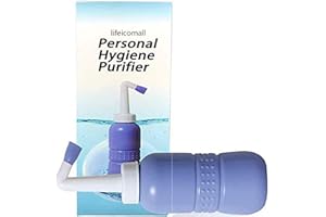 LIFEICOMALL Tragbarer Bidet-Sprayer, Reise-Bidet-Flasche für persönliche Hygiene, Handgerät, Bidet-Spray ohne Druckluft, Flasche mit Wischer, 450 ml