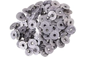 MagiDeal Lot de 200 Pcs Support De Mèche à Bougie pour Fabrication De Bougie Artisant DIY - 12.5x2.5mm