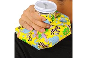 NEOtech Care - Sacca per ghiaccio - coperchio superiore a vite per cold pack - riutilizzabile e flessibile (Animali, 20cm)