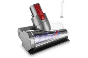 Zaxiva Cepillo Eléctrico Compatible con Dyson V7 / V8 / V10 / V11/V15 Aspiradoras,Recambio Cepillo Suelos para Alfombras y Suelos Duros,Apto para Moquetas y Suelos Duros,Cepillo Motorizado compatible
