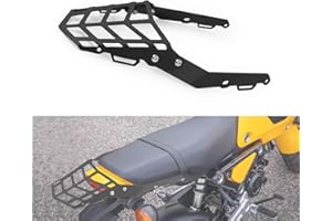 KKZOL Grom 2022 2023 2024 Rear Rack Tail Luggage Rack Cargo Carrier Replacement for Honda Grom 125 MSX125 2022 2023 2024 Motorcycle Rear Luggage Storage Rack Carrier