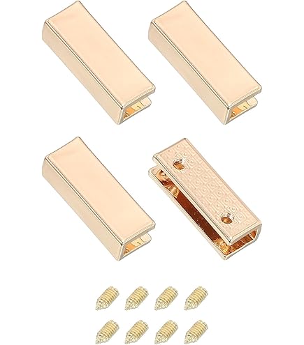 50 Pcs Plastic Keeper Clips For 3/8 Inch Straps - Black Rectangle Buckle Clips