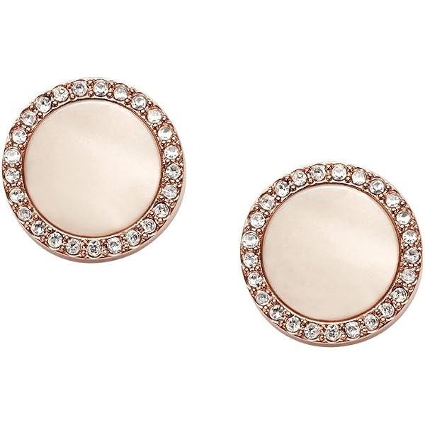 Orecchini pendenti Heritage D-Link in acciaio color oro - JF04780710