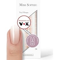 Original Miss Sophie Nagelfolien I 24 ultra-dünne Nagellack ...