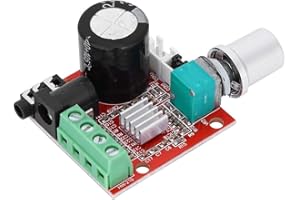 Oumefar DC 8 12V 10W Mini carte amplificateur d'ampli Audio 3 . 5MM amplificateur Audio réglable stéréo 2200uF pour Mini haut parleurs