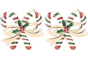 TENDYCOCO Weihnachtsbroschen Damen, 2 StüCk Cartoon Anstecknadeln FüR Kleidung, Weihnachtsbaum Kragen Corsage, Niedliches Design FüR Xmas Party Dekoration