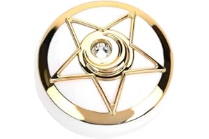 YUYTE Lenti a Contatto Scatola Portatile, Porta Lenti a Contatto a Forma Pentagramma, Contenitore per kit per la cura degli occhi, con Specchio Pinzetta Bastone e Bottiglia di soluzione portatile (02)