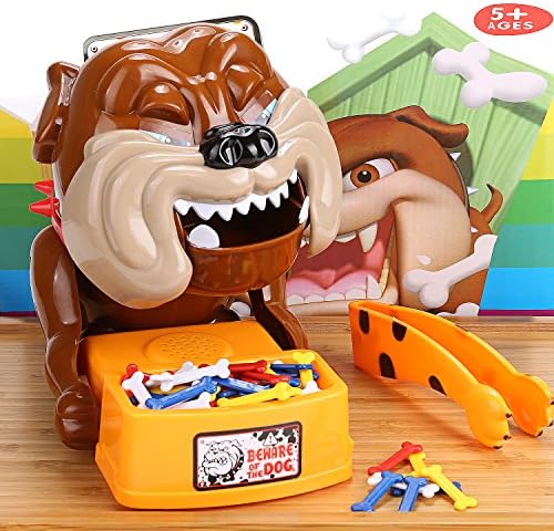 Busyall Don't Take the Buster's Bone Toy,Beware of the Dog Party Game,Don't Take the Bones Away, Electric Dog Sound Board Game (UK STOCK)