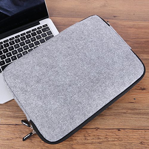 Guaiboshi Laptoptasche Sleeve H  lle Schutztasche Mit Wasserdicht Filz Oberfl  che Universale Laptop Sleeve Schuzh  lle f  r 13 Zoll Laptop  Notebook 