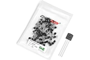 Chanzon 2N4403 TO-92 PNP Power Bipolar Junction Transistor, Silicon Material, Maximum Voltage Resistance (Pack of 100pcs)