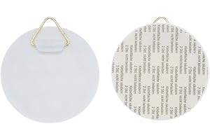 Glorex 6 1716 800 – uchwyt na talerz ścienny, samoprzylepny, ok. 60 mm, nośność ok. 1000 g, do łatwego zawieszenia talerzy