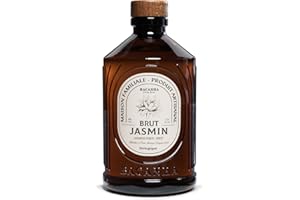 BACANHA - Sirop Bio et Brut - Sirop de Jasmin - Pour Cocktail, Eau, Limonade et Thé - 400 mL