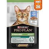 Pro Plan Kısırlaştırılmış Yetişkin Kediler İ&ccedil;in Tam Yaş Kedi Maması Sos İ&ccedil;erisinde Tavşan Etli, 26x85g
