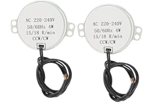 YWBL-WH Motore AC Sincrono 220-240V 15-18 RPM 4W Doppia Direzione CCW/CW per Parti Trasmissione Elettrica e Applicazioni Industriali