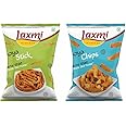 Laxmi Namkeen Combo of SOYA CHIPS & SOYA STICKS | Crispy, Crunchy & Spicy Soya Snack | Ready to Eat Delicious|Healthy and Tasty snacks |Pack of 2 (200 GMS EACH)…