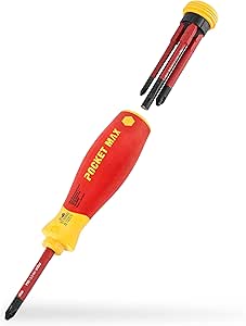 WIHA PocketMax electric VDE Bit-Magazin-Halter 5-tlg. - für Profis